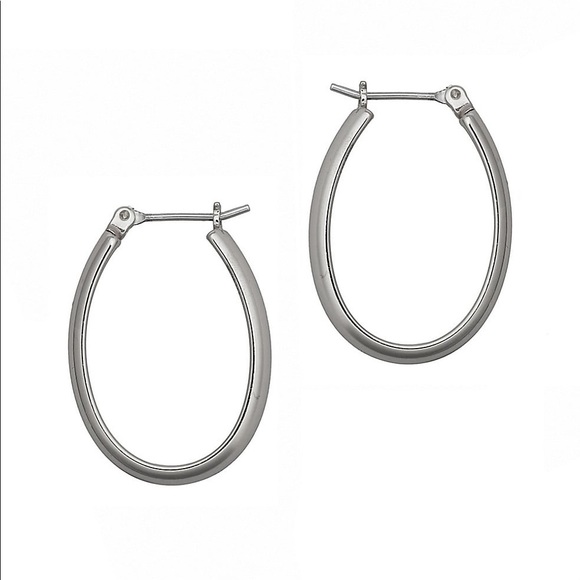 Add-On! Oval Hoop Earrings - Picture 1 of 3